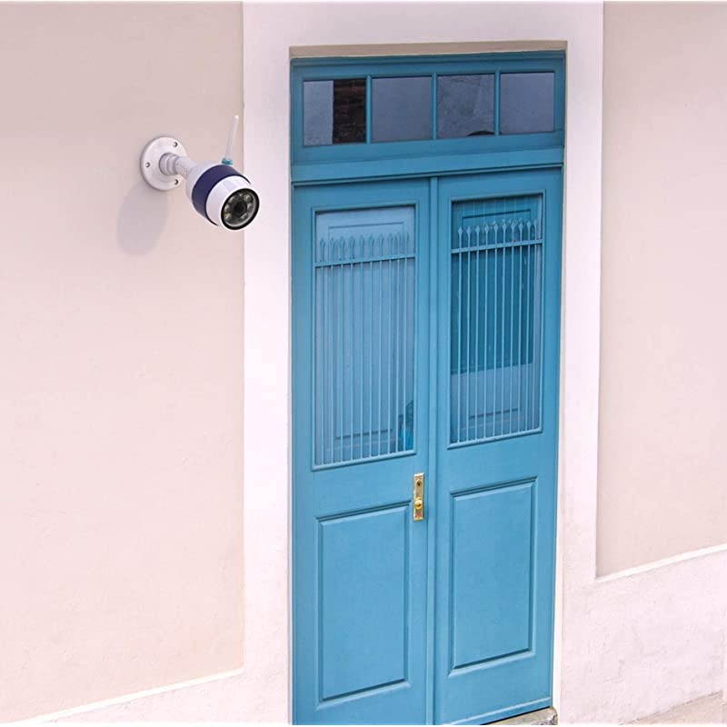 1 Pack Dummy Fake Surveillance Camera with Motion Sensor LED Light (Indoor and Outdoor)