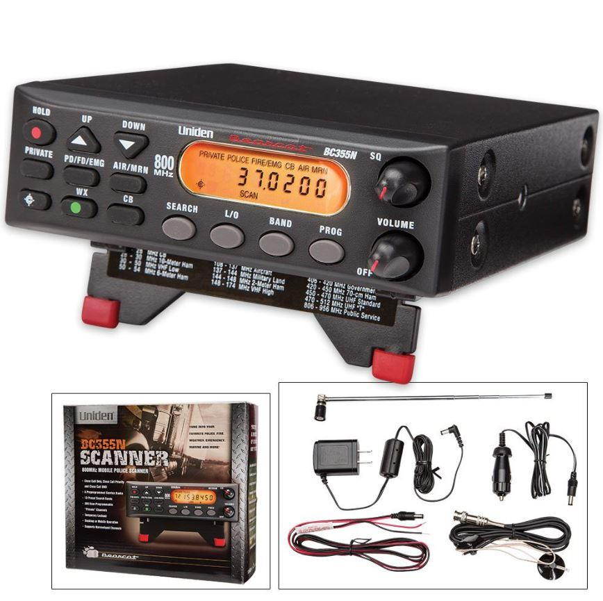 Uniden BC355N Public Safety Scanner with 300 Channel Base/ Monitor