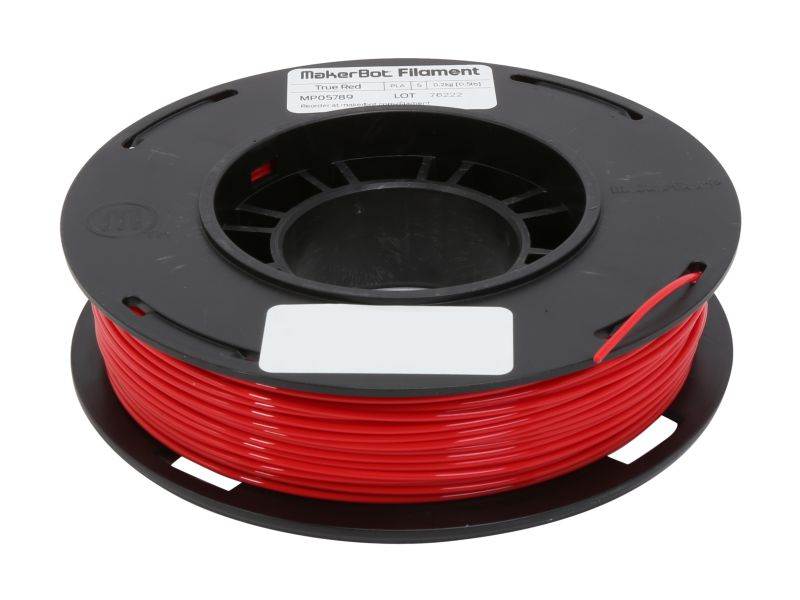 Makerbot MP05789 True Red 1.75mm PLA plastic Filament