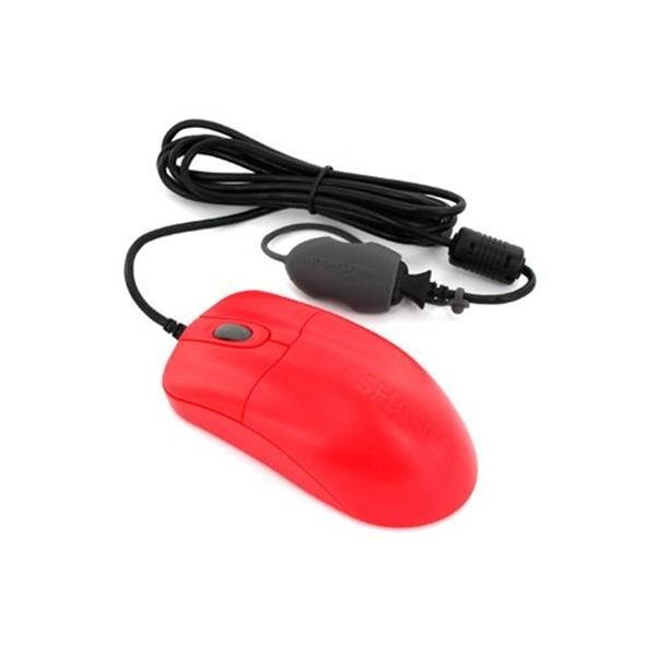 Seal Shield Silver Storm Medical Grade 1,000Dpi Optical Mouse Red