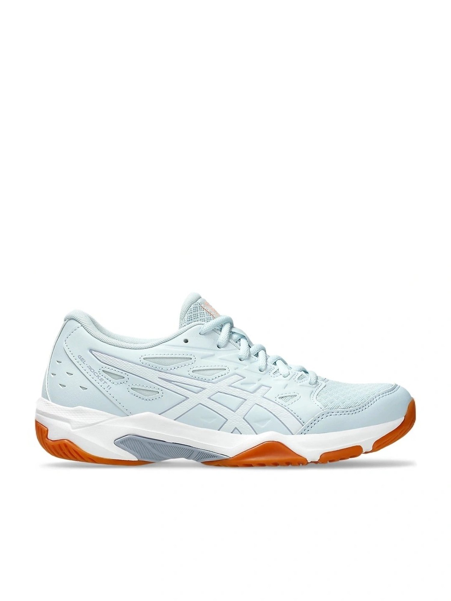 Asics Women's GEL-ROCKET 11 Ice Blue Indoor Court Shoes