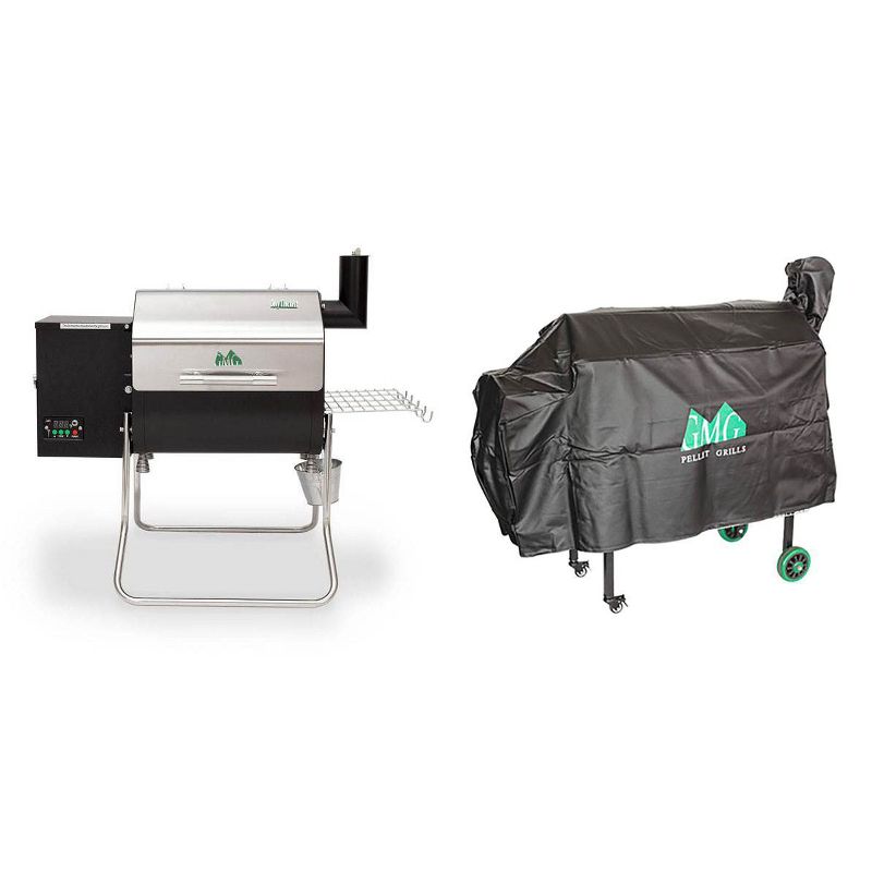 Green Mountain Davy Crockett Wifi Portable Wood Pellet Electric Grill with Cover