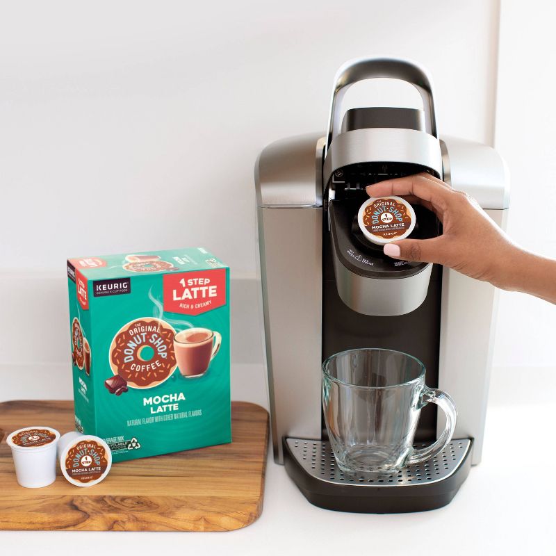 10ct The Original Donut Shop Mocha Latte Keurig K-Cup Coffee Pods Flavored Coffee Dark Roast