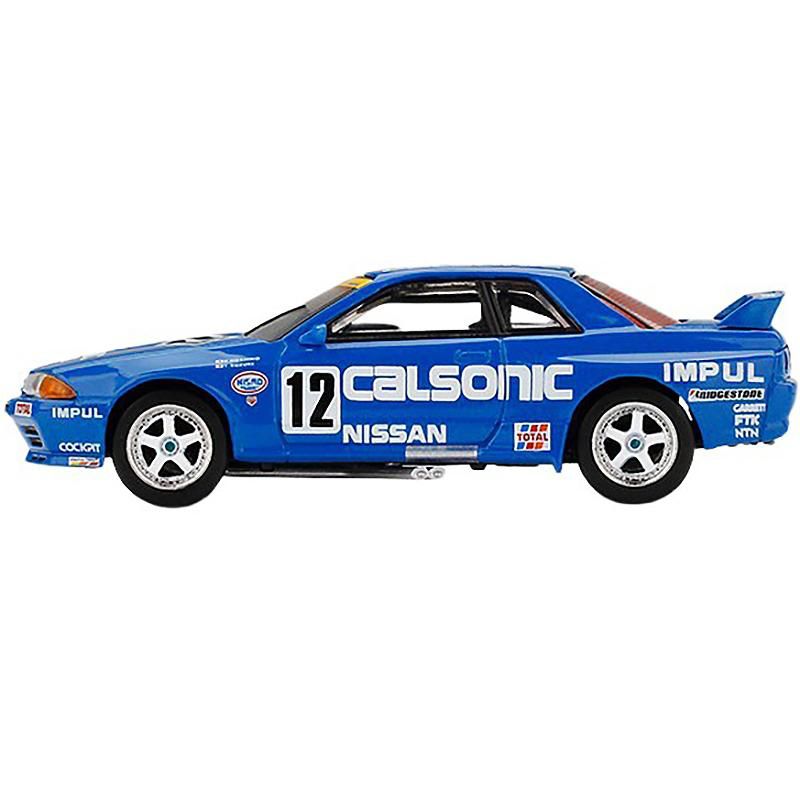 Nissan Skyline GT-R Gr. A (RHD) #12 "Calsonic" JTCC (1990) Ltd Ed 1200 pcs 1/64 Diecast Model Car by True Scale Miniatures