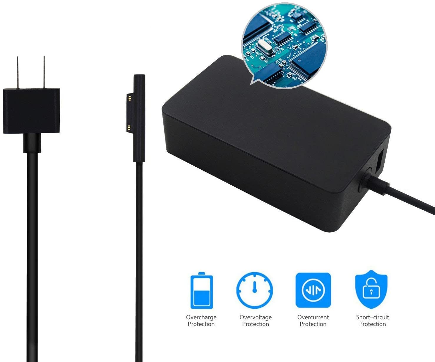 OEM Quality 36W AC Power Adapter For Microsoft Surface Pro 3 4 1625 Charger 12V 2.58A Power Supply