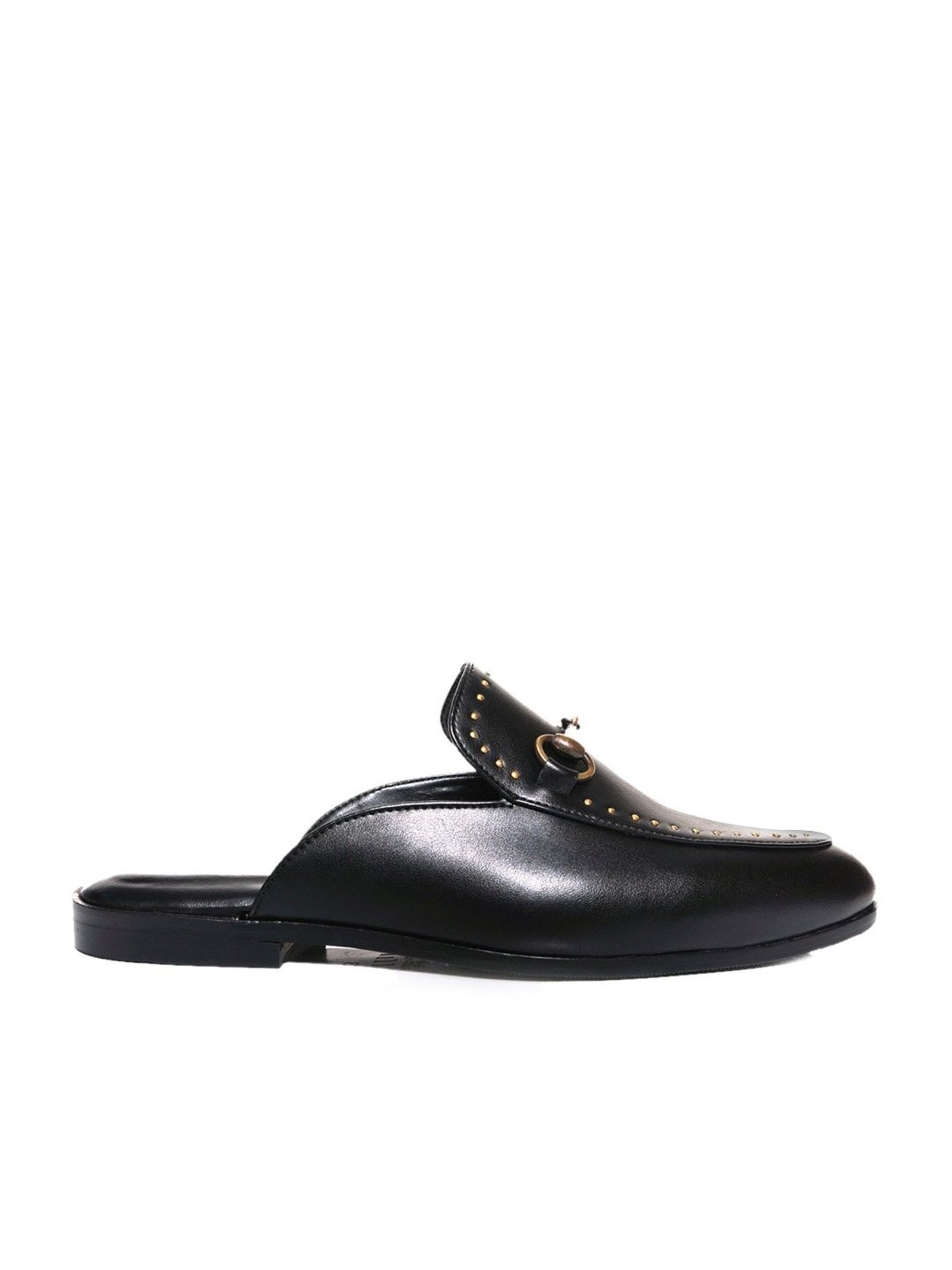 Griffin Men's SECRET INSIGNIA Black Mule Shoes