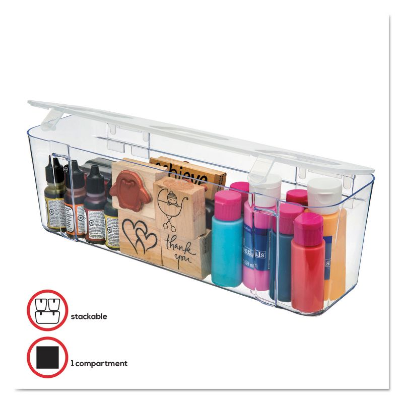 deflecto Caddy Organizer 13.24 x 4 White 29301CR