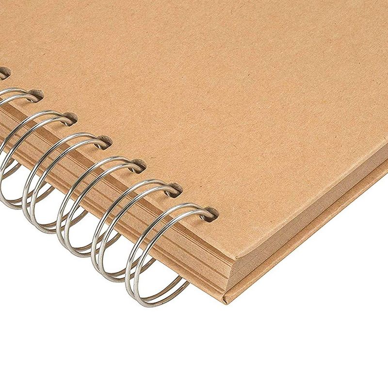 Paper Junkie Hardcover Kraft Blank Page Scrapbook Photo Album, 40 Sheets, 8 X 8 inches