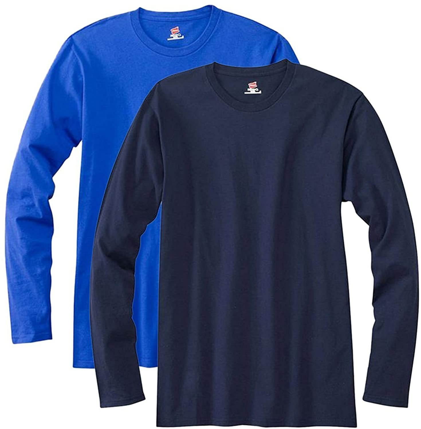 Hanes Men's Long-Sleeve Premium T-Shirt (Pack of 2)