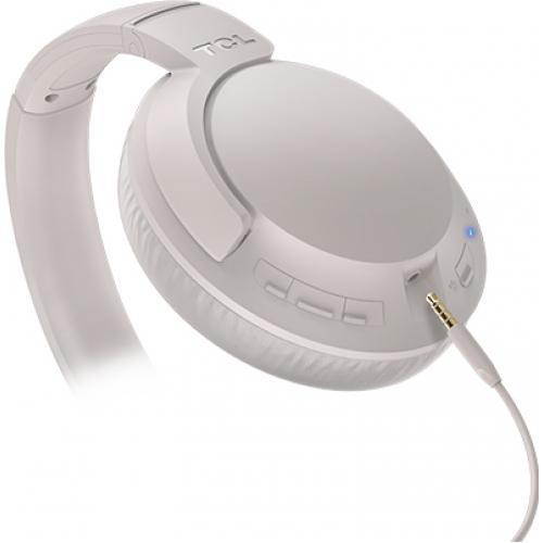 tcl elit400bt wireless onear headphones hires headphones with 60 hour playtime and fast charge  cement gray