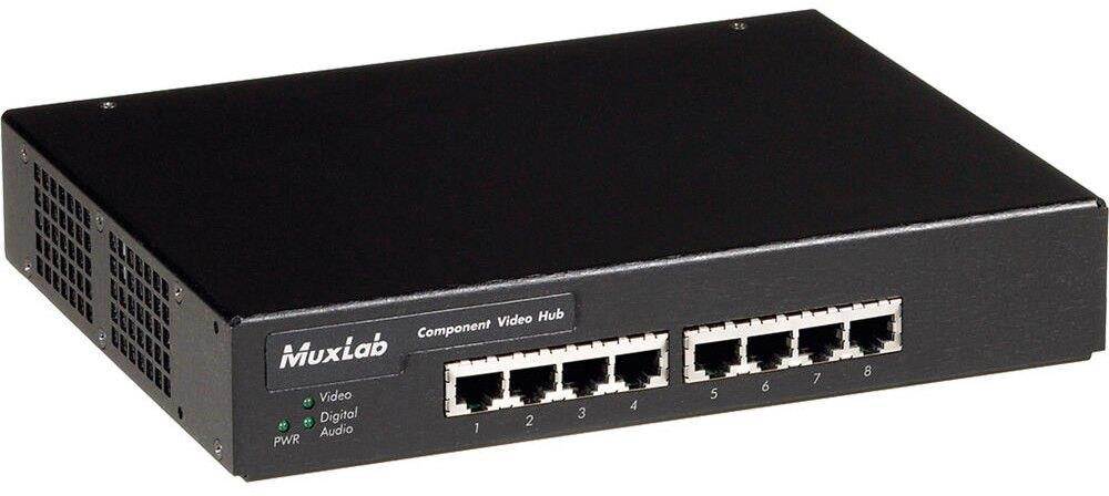 MuxLab 500251 Component Video Hub (8 Ports, 220/240V) w/2-Yr Warranty