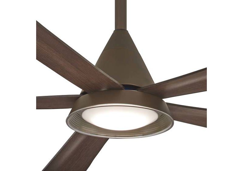 54" Minka Aire Cone Oil Rubbed Bronze Wet Rated LED Ceiling Fan