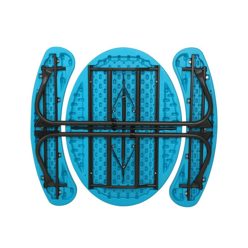 Kids Oval Patio Picnic Table Blue Glacier - Lifetime