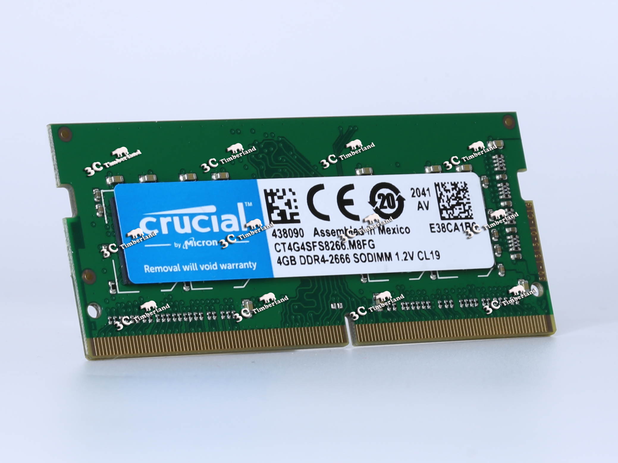 Crucial 4GB Single DDR4 2666 MT/s (PC4-21300) CL19 x8 SODIMM 260-Pin Memory - CT4G4SFS8266