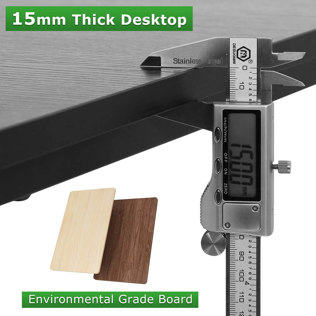 Computer Desk Office Desk Gaming Desk Extra Large Black Modern Student Girl Kids Study PC Simple Executive Table Workstation for Small Space