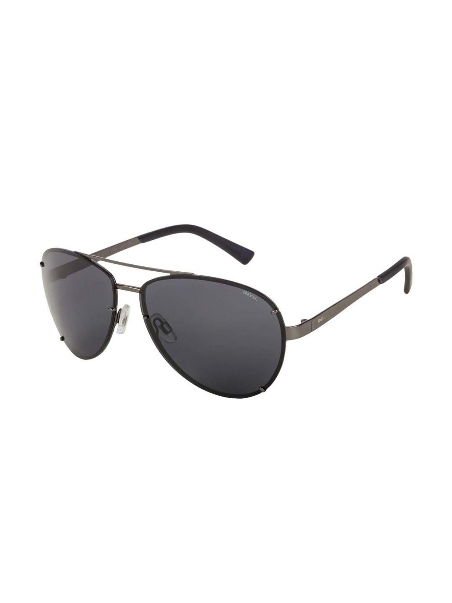 INVU Grey Aviator UV Protection Sunglasses for Men