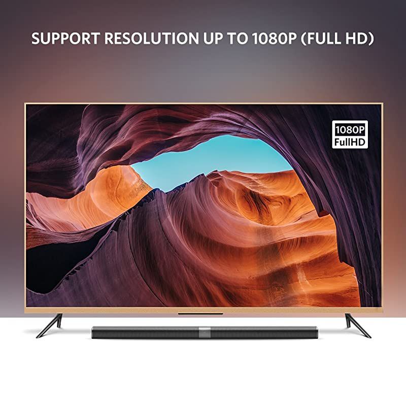 VGA Extension Cable SVGA Male to Female HD15 Monitor Video Adapter Cable Support 1080P Full HD for Laptop, PC, Projector, HDTV, Display (10FT)