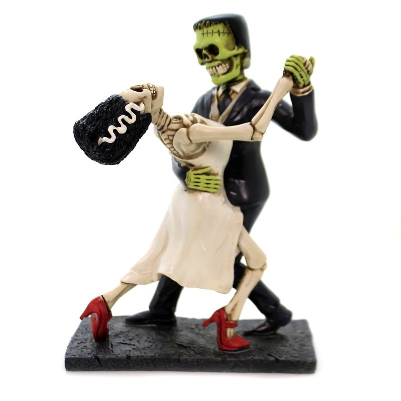 Halloween 6.5" Frank And Bride Dancing Summit Collection  -  Decorative Figurines