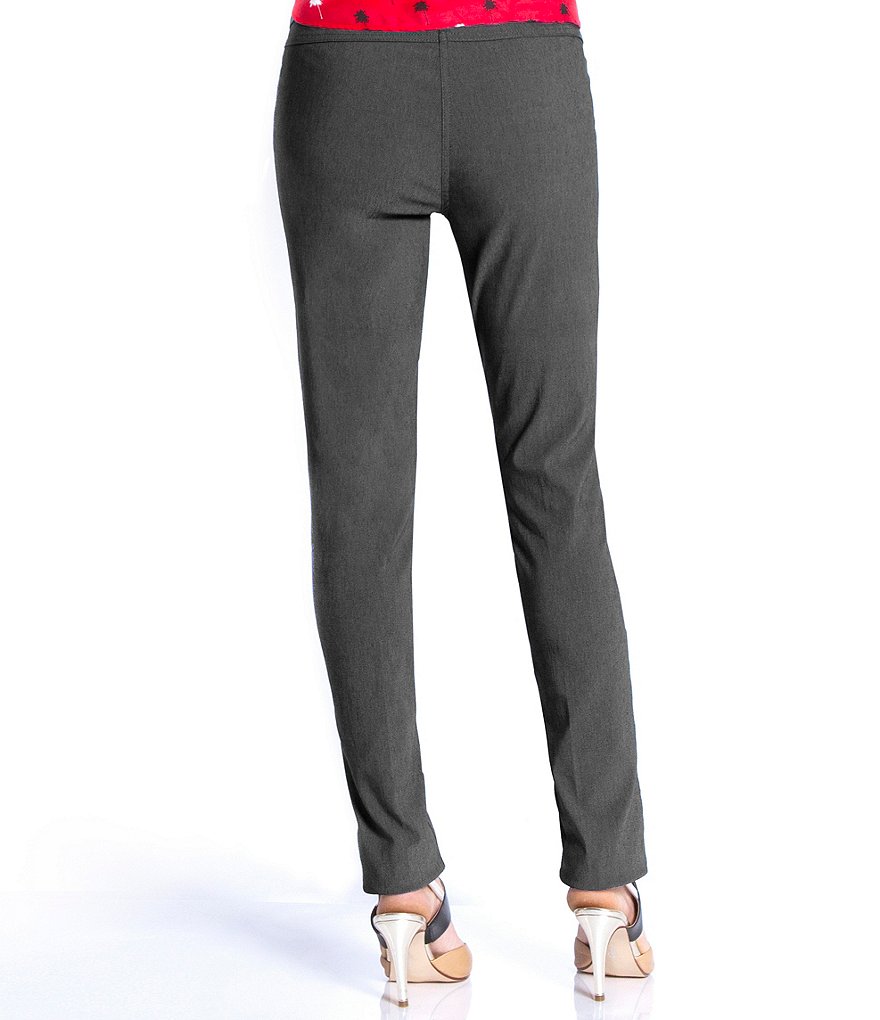 Multiples Contoured Waistband Skinny Leg Pull-On Pants