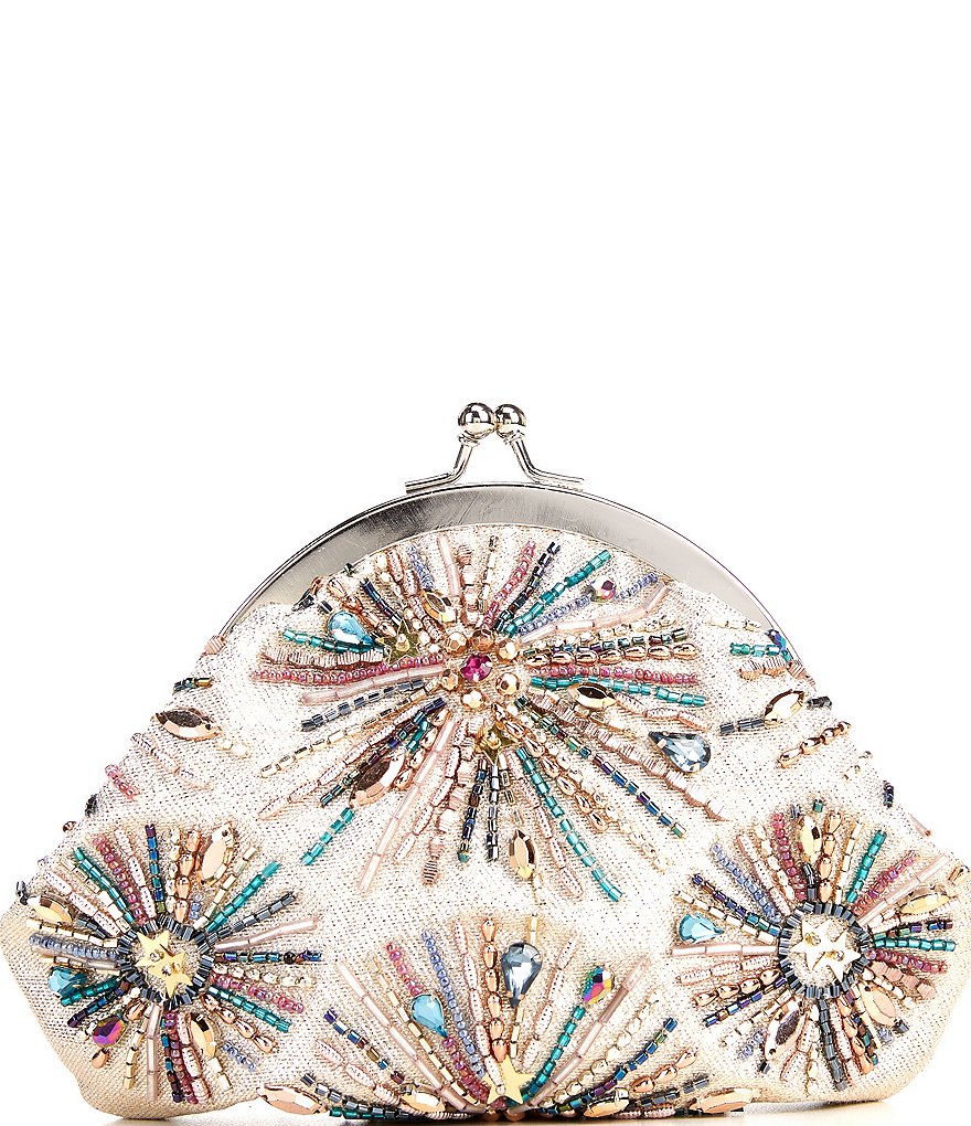 Kate Landry Crushed Crystal Clutch Bag