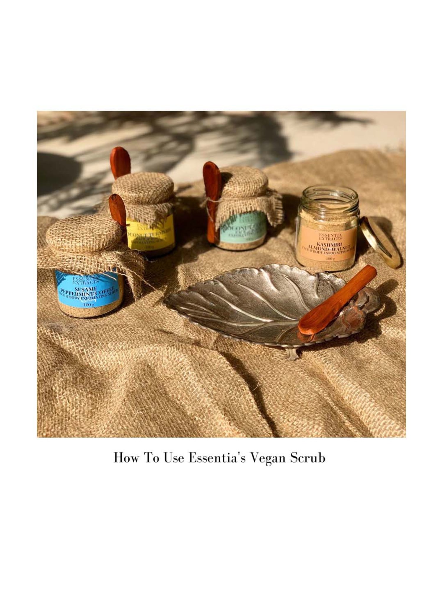 Essentia Extracts Coconut Coffee Scrub - 100 gm