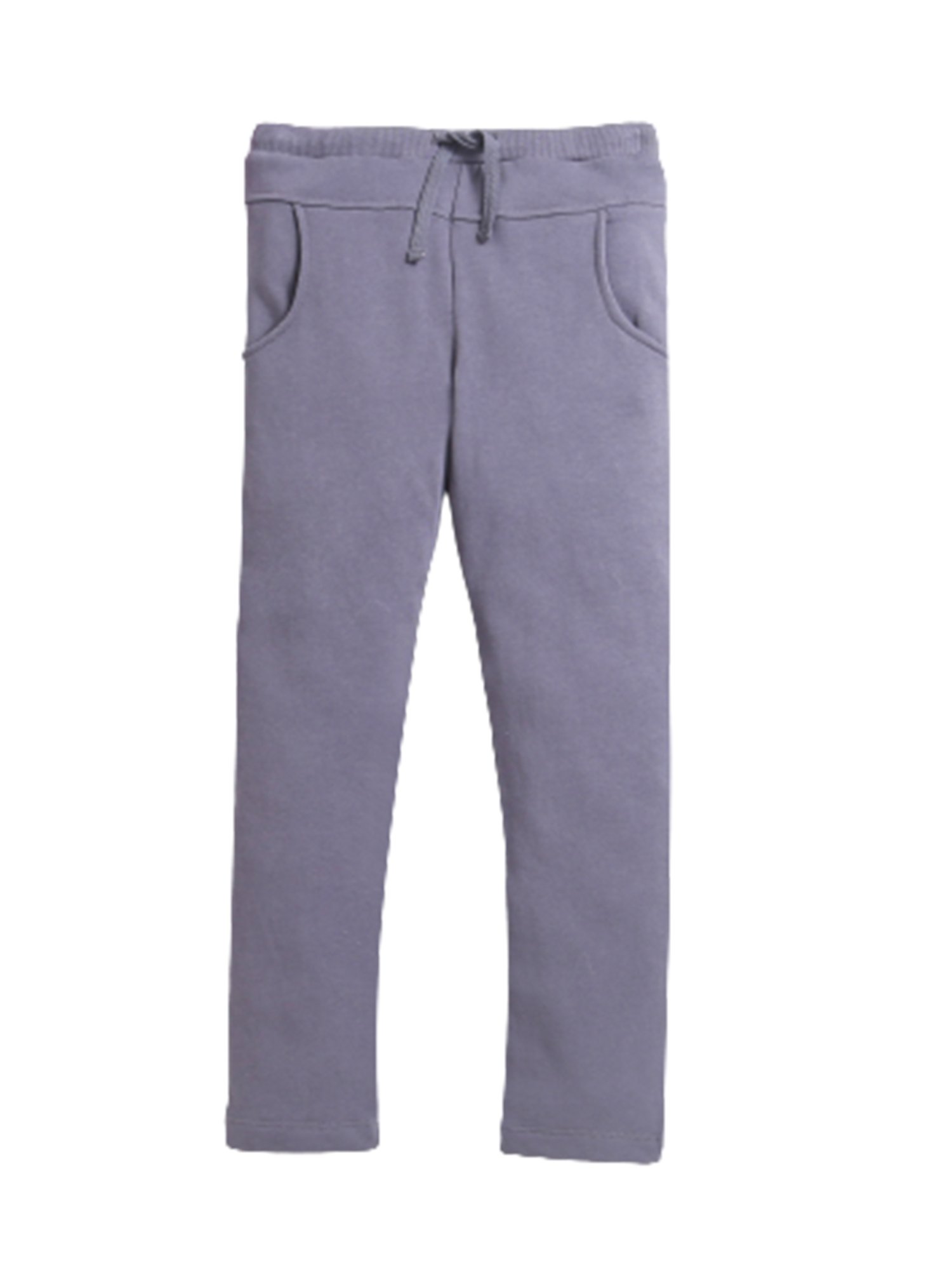 Nino Bambino Boys Grey Solid Trackpants
