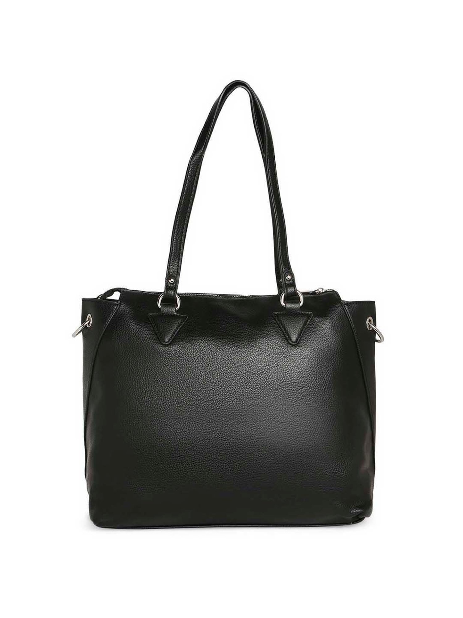 Marina Galanti Black Quilted Medium Tote Handbag