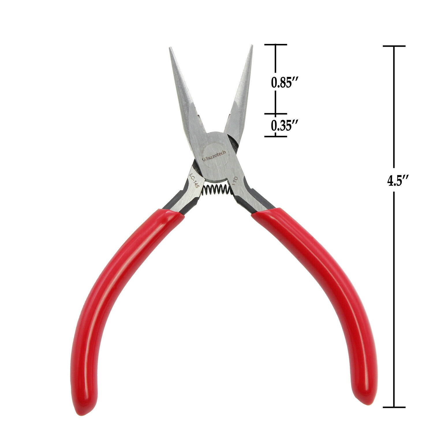 4.5" Mini Long Needle Nose Pliers Wire Gauge Cutters For Precision Jewelry 5PACK