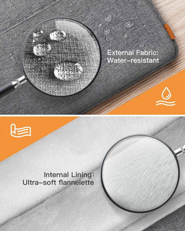 Inateck 13 Inch Laptop Case Sleeve Compatible MacBook Pro 13 inch 2016-2020, MacBook Air 13 Inch 2020/2019/2018, Surface Pro 7/6/X/5/4/3, iPad Pro 12.9 inch 2020