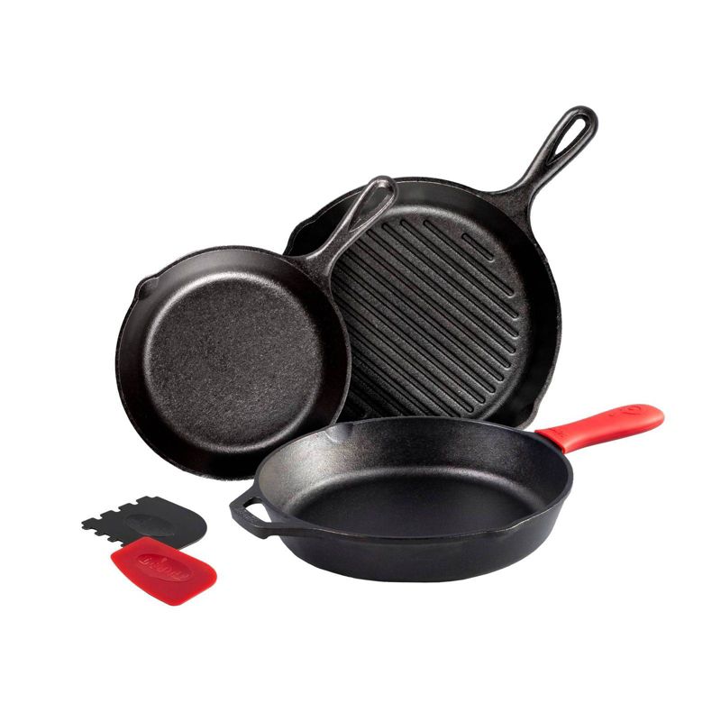 Lodge Seasoned Cast Iron 6pc Starter Set