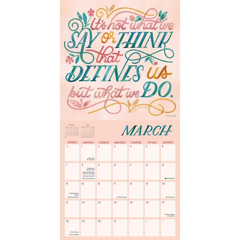 Sellers Publishing 2021 She Persisted Quotes to Motivate and Inspire 16-Month Wall Calendar Cahan, Becca