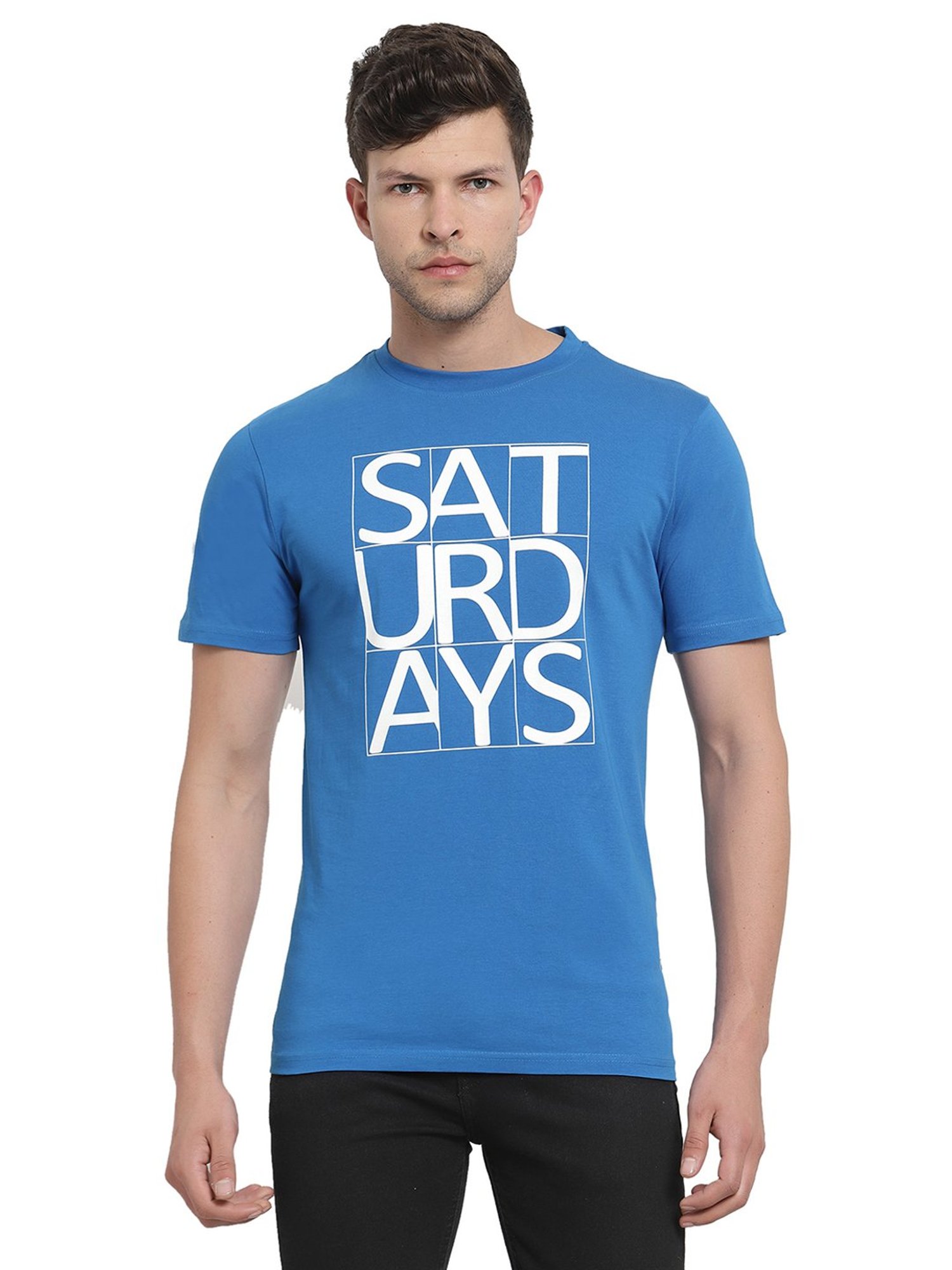 Proteens Royal Blue Printed T-Shirt