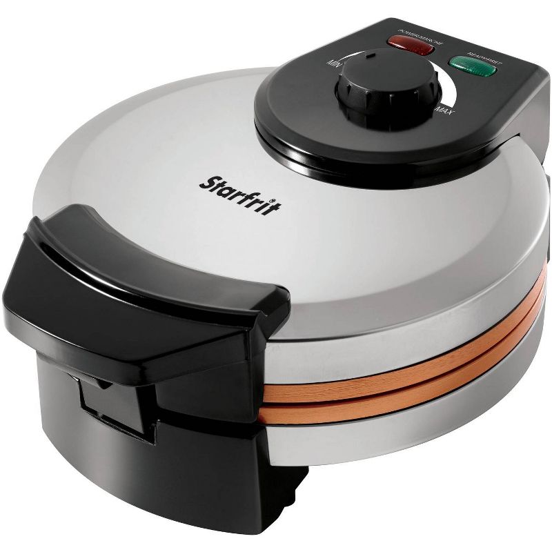Starfrit Eco Copper Electric Waffle Maker - Black