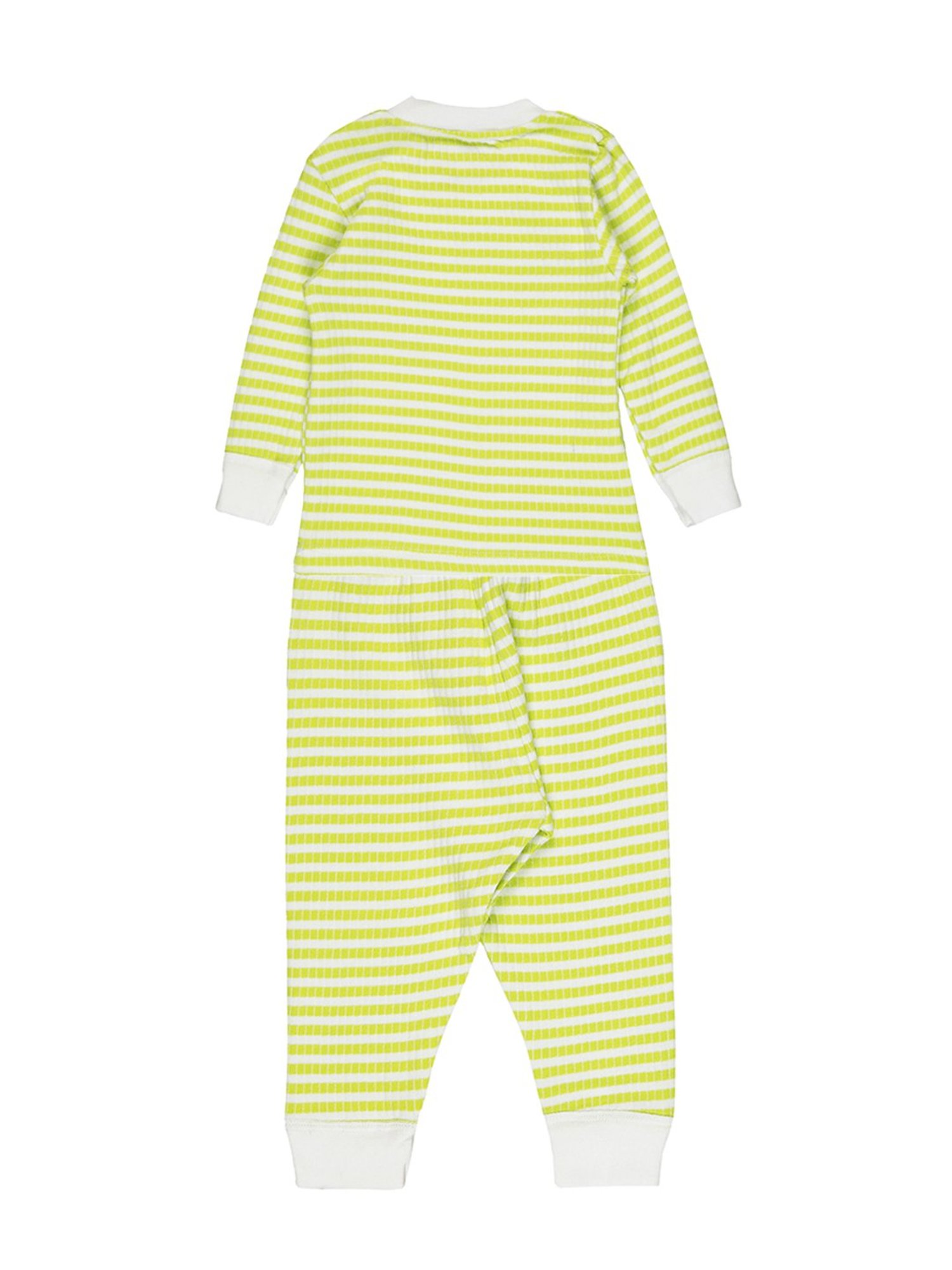 Bodycare Kids Green Printed Full Sleeves T-Shirt with Pants