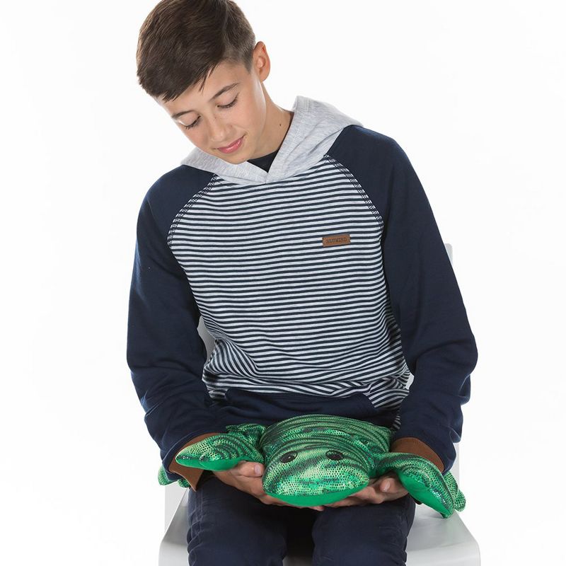 Manimo Weighted Green Frog Plush - 5.5 pounds