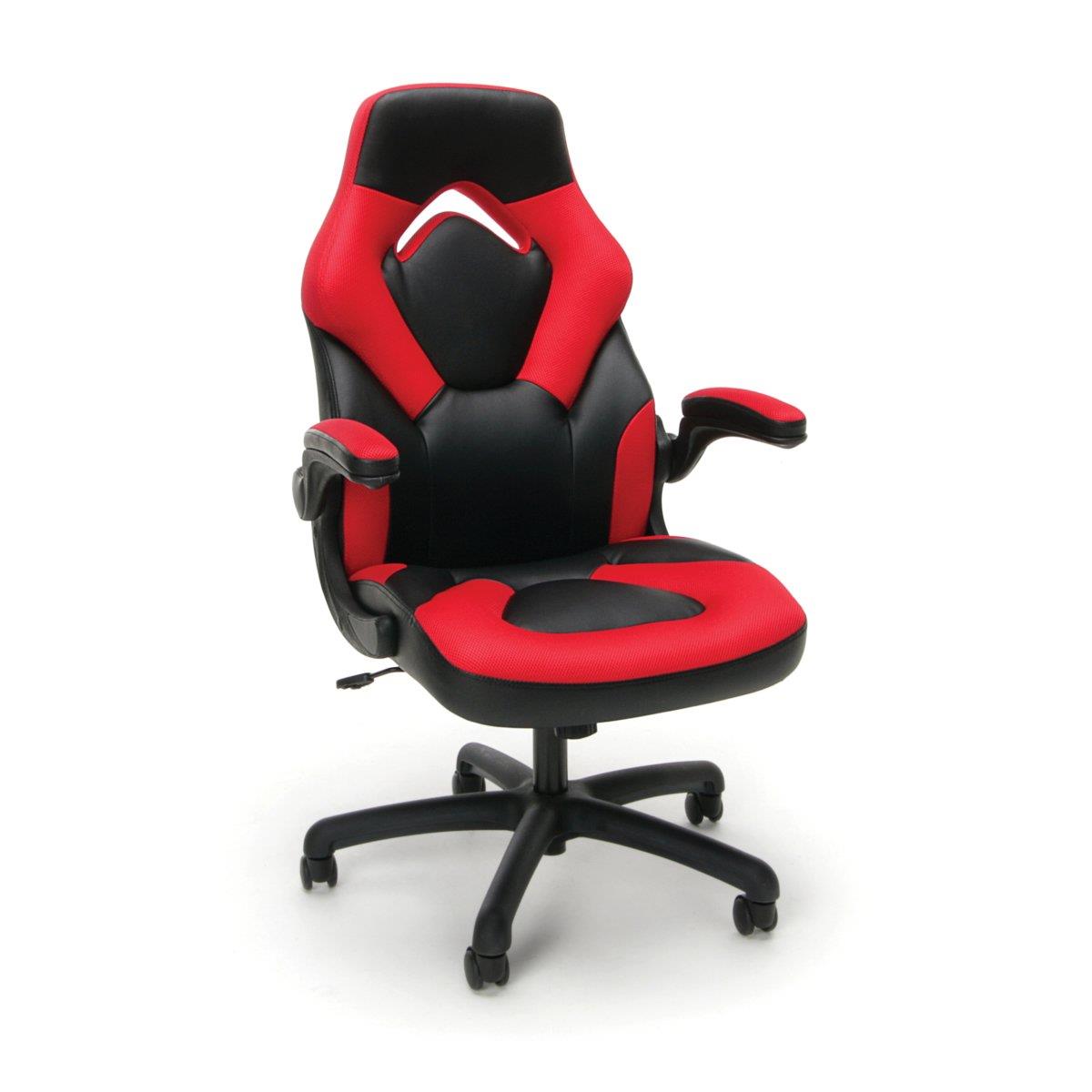 Gaming Chair, Racing Style Computer Desk Chair Padded Armrests Ergonomic Lumbar Support Adjustable Height