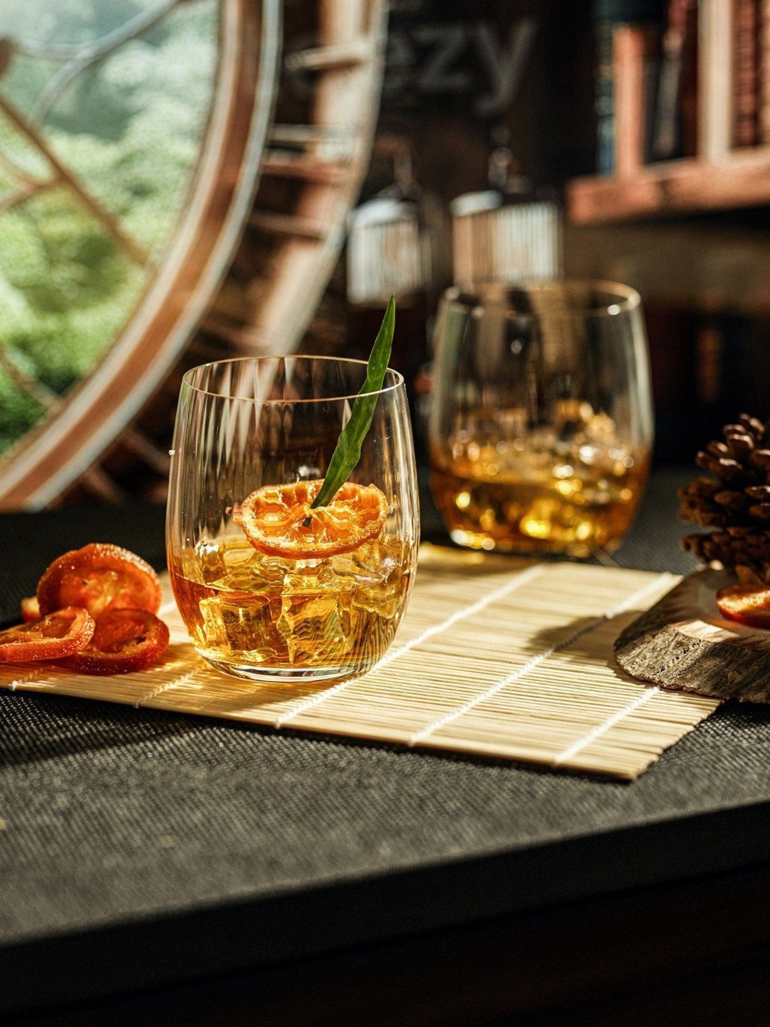 Trovea's European Barrel Crystal Transparent Glass Whiskey Glass - Set of 6