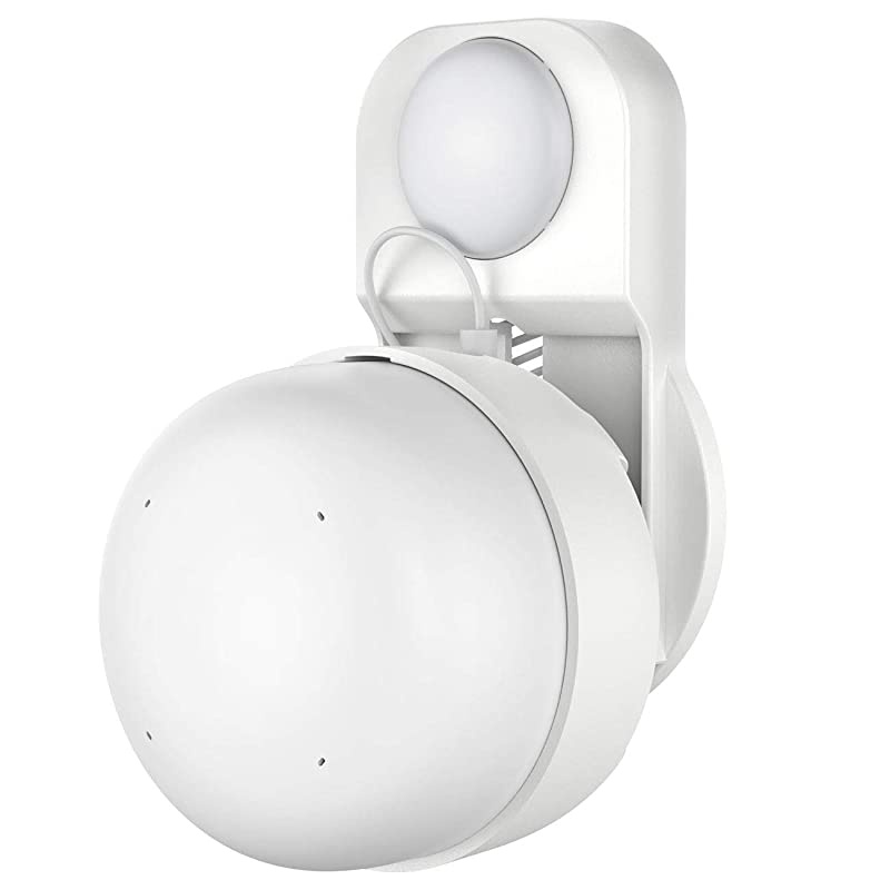 Outlet Wall Mount Only for Google Nest WiFi Point No Tools Required and No Cord Clutter Easy Moved Holder Hanger Compatible with Google Nest WiFi Point 1 Pack