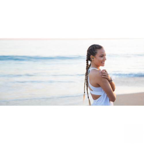 tcl actv100 inear active noise isolating wired headphones with builtin mic  black