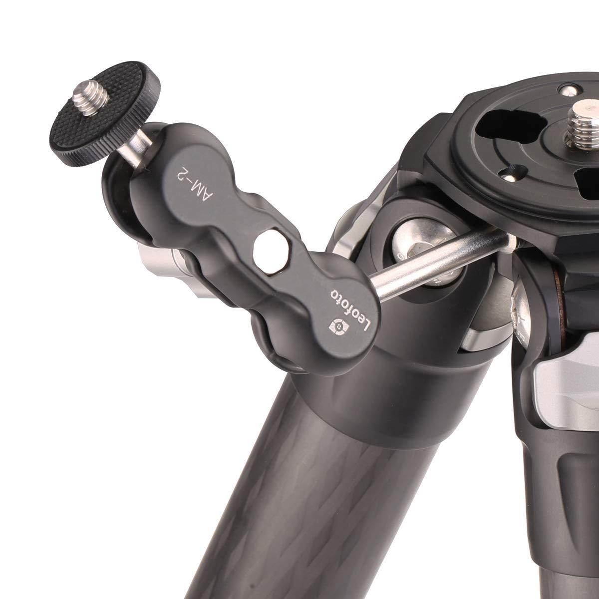 Leofoto AM-2 Magic Arm Multi-Purpose Tripod Accessory Mount 1/4" Ideal Smartphone etc