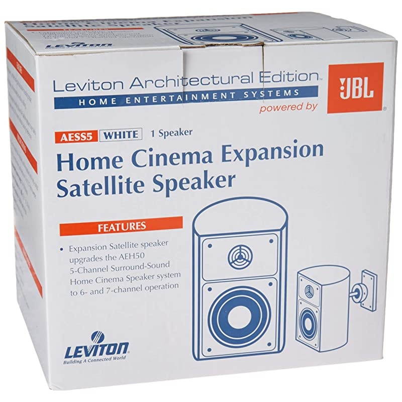 AESS5-WH Architectural Edition Powered By JBL Expansion Satellite Speaker, White