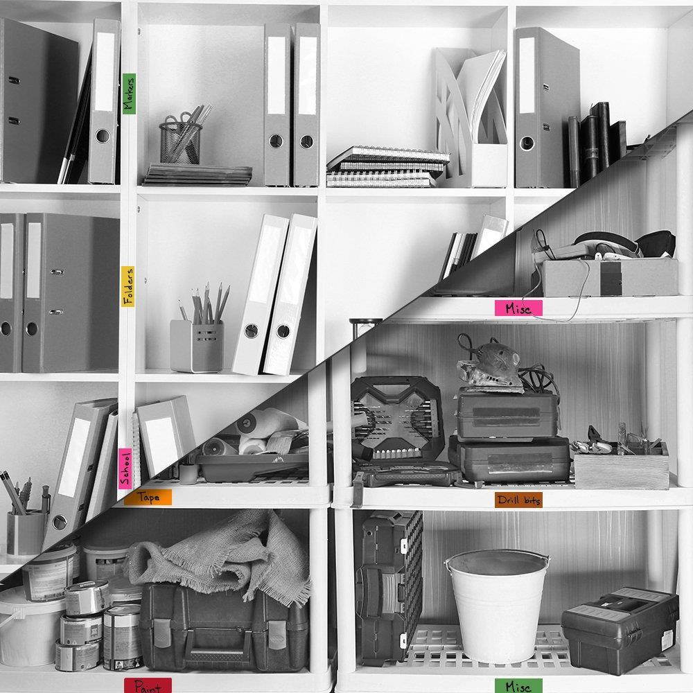 ChromaLabel 1 x 3 inch Color-Code Labels | 250/Dispenser Box (Light Blue)