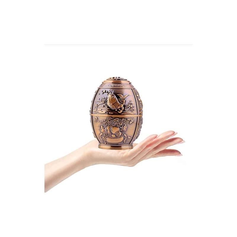 Push Style Retro Metal Automatic Toothpick Holder Case Can Box Container for Home Restaurant Cafe Club Bar Hotel Usage (Red Bronze)