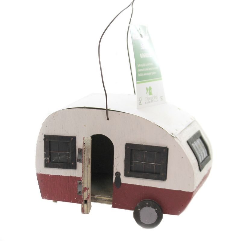 Home & Garden 5.5" Mother-In-Law Suite Birdhouse Travel Home Gold Crest Distributing  -  Bird And Insect Houses