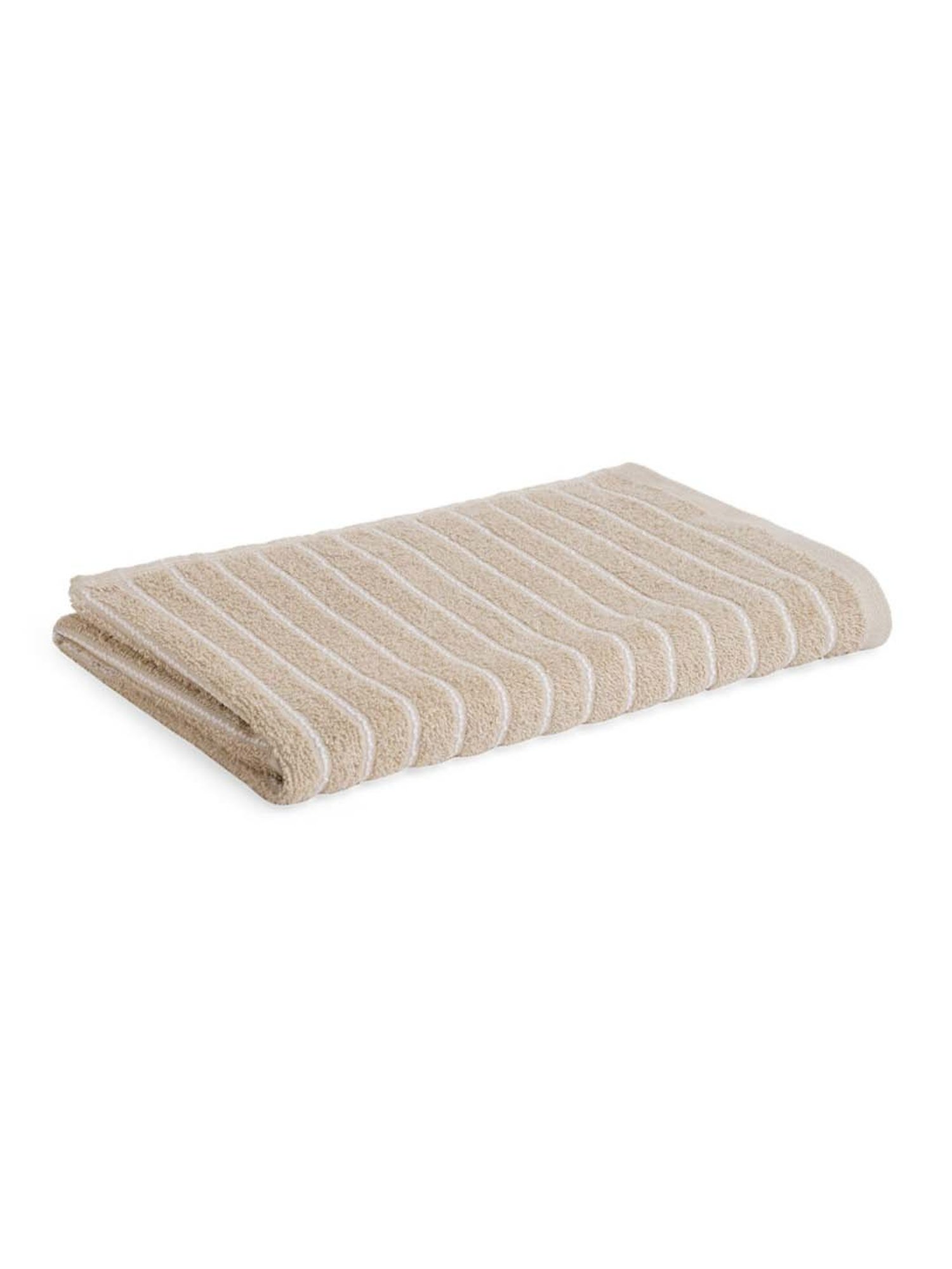 Welspun 2-In-1 Beige Cotton 250 GSM Bath Towel