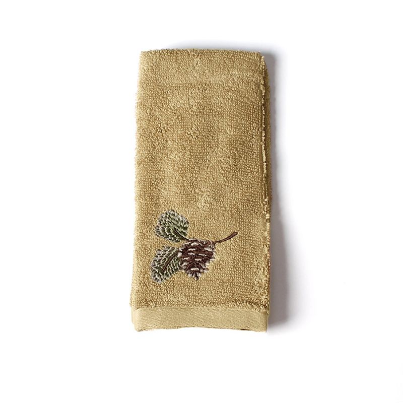 Saturday Knight Ltd Pinehaven High Quality Stylish Easily Fit & Ultra-Durable Everyday Use Tip Towel 11x18" - Wheat