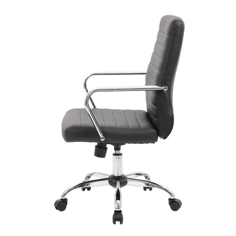 Task Chair with Fixed Arms Black - Boss Office Products