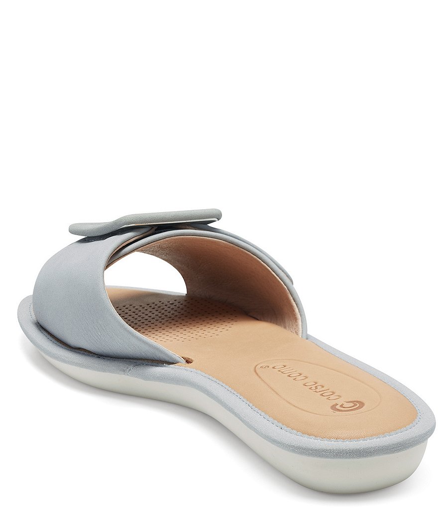 CC Corso Como Bahlia Nubuck Buckle Slide Sandals