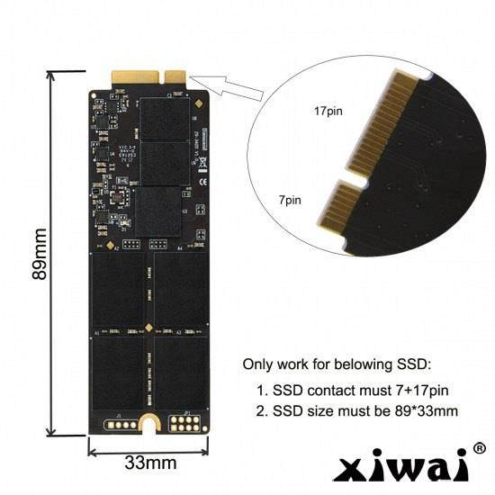 Xiwai USB 3.0 to SATA 22pin 2.5" Hard Disk & SATA to Macbook A1425 A1398 MC975 MC976 MD212 MD213 ME662 ME664 ME665 SSD hard disk case