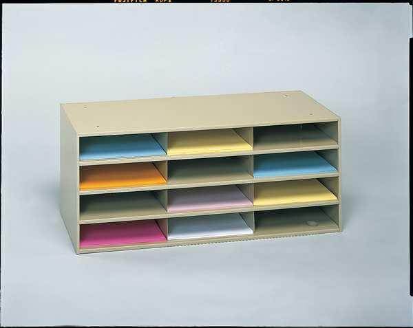 DURHAM MFG 432-08 Literature And Mail Sorter,Black